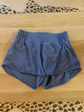 lululemon athletica slate blue running shorts
